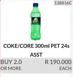 KitKat Cash and Carry Sprite COKE/CORE 300ml PET Assorted offer