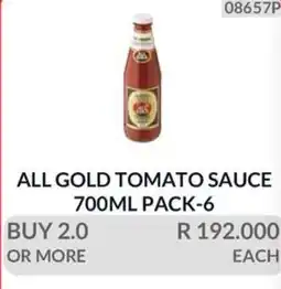 KitKat Cash and Carry ALL GOLD TOMATO SAUCE offer
