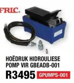 Adendorff Machinery Mart FRIC HOËDRUK HIDROULIESE POMP VIR GBEADB-001 offer