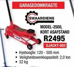 Adendorff Machinery Mart Swaardiens Model-2500, kort asafstand offer