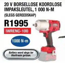 Adendorff Machinery Mart 20 V BORSELLOSE KOORDLOSE IMPAKSLEUTEL offer