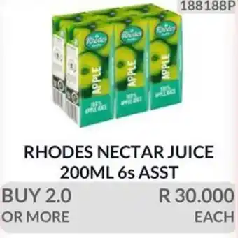 RHODES NECTAR JUICE APPLE
