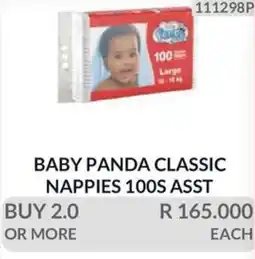 KitKat Cash and Carry Baby Panda Classic Nappies 100s Assorted offer