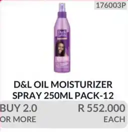 KitKat Cash and Carry D&L OIL MOISTURIZER SPRAY offer