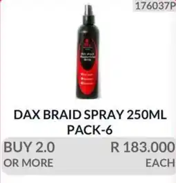 KitKat Cash and Carry DAX BRAID SPRAY 250ML offer