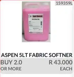 KitKat Cash and Carry ASPEN 5LT FABRIC SOFTNER offer