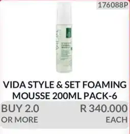 KitKat Cash and Carry VIDA STYLE & SET FOAMING MOUSSE offer