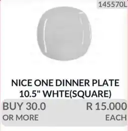 KitKat Cash and Carry NICE ONE DINNER PLATE offer