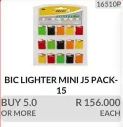 KitKat Cash and Carry BIC LIGHTER MINI J5 Assorted offer