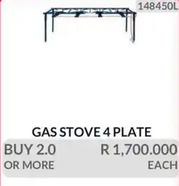 KitKat Cash and Carry GAS STOVE 4 PLATE offer