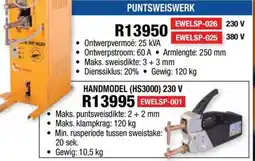 Adendorff Machinery Mart PUNTSWEISWERK R13950 offer