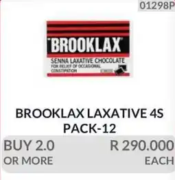 KitKat Cash and Carry BROOKLAX LAXATIVE 4S offer
