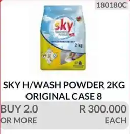KitKat Cash and Carry SKY H/WASH POWDER 2KG offer