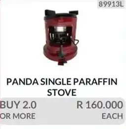 KitKat Cash and Carry PANDA SINGLE PARAFFIN STOVE offer