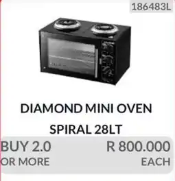 KitKat Cash and Carry Diamond Mini Oven Spiral 28LT offer