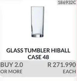 KitKat Cash and Carry GLASS TUMBLER HIBALL offer