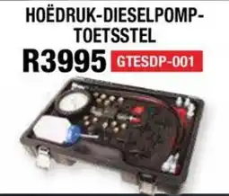 Adendorff Machinery Mart HOËDRUK-DIESELPOMP-TOETSSTEL offer