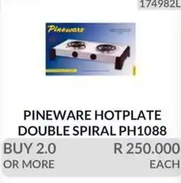 KitKat Cash and Carry Pineware Hotplate Double Spiral PH1088 offer
