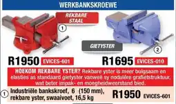 Adendorff Machinery Mart Industriële bankskroef, 6 (150 mm), rebare yster, swaaivoet offer