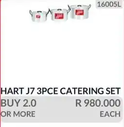 KitKat Cash and Carry HART J7 3PCE CATERING SET offer