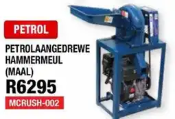 Adendorff Machinery Mart PETROL PETROLAANGEDREWE HAMMERMEUL (MAAL) offer