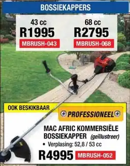Adendorff Machinery Mart MAC AFRIC BOSSIEKAPPER offer