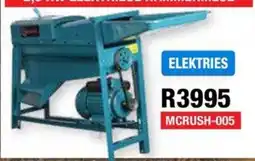 Adendorff Machinery Mart ELEKTRIES MCRUSH-005 offer