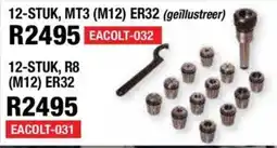 Adendorff Machinery Mart 12-STUK, MT3 (M12) ER32 offer
