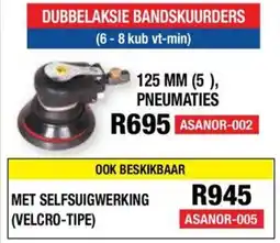 Adendorff Machinery Mart DUBBELAKSIE BANDSKUURDERS PNEUMATIES offer