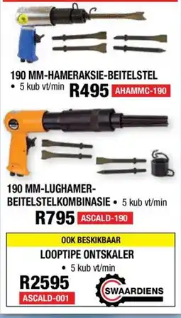 Adendorff Machinery Mart 190 MM-LUGHAMER-BEITELSTELKOMBINASIE ASCALD-190 offer
