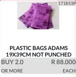 KitKat Cash and Carry PLASTIC BAGS ADAMS offer