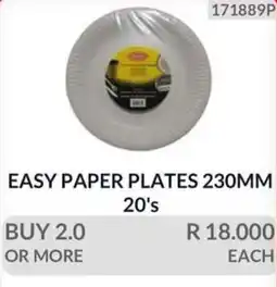 KitKat Cash and Carry EASY PAPER PLATES 230MM offer
