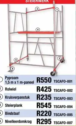 Adendorff Machinery Mart Pyraam 1,5 m x 1 m-paneel offer