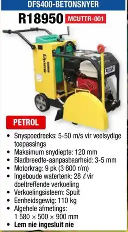 Adendorff Machinery Mart DFS400-BETONSNYER offer
