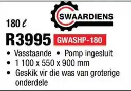 Adendorff Machinery Mart Swaardiens GWASHP-180 offer