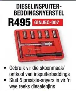 Adendorff Machinery Mart Dieselinspuiter-Beddingsnyerstel GINJEC-007 offer