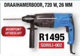 Adendorff Machinery Mart DRAAIHAMERBOOR, 720 W, 26 MM offer