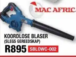 Adendorff Machinery Mart MAC AFRICA KOORDLOSE BLASER offer