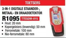 Adendorff Machinery Mart 3-IN-1 DIGITALE STAANDER-, METAAL- EN DRAADDETEKTOR offer