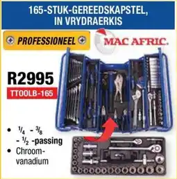 Adendorff Machinery Mart 165-STUK-GEREEDSKAPSTEL, IN VRYDRAERKIS offer
