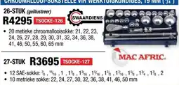 Adendorff Machinery Mart Chroomallooi-sokkelle vir werktuigkundiges SWAARDIENS offer