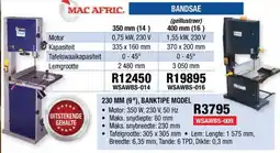 Adendorff Machinery Mart MAC AFRIC BANDSAE offer
