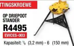 Adendorff Machinery Mart ittingskroewe Op Driepoot Stander offer