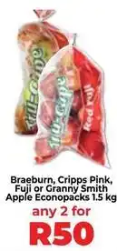 Food Lover's Market Apple - braeburn, cripps pink, fuji or granny smith econopacks offer