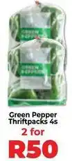 Food Lover's Market Green pepper thriftpacks 4s offer