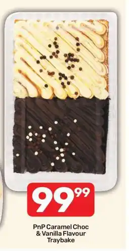 Pick n Pay Hypermarket PnP Caramel Choc & Vanilla Flavour Traybake offer