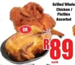 Boxer Grilled Whole Chicken / Flatties Assorted offer