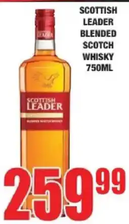 Boxer Scottish Leader Blended Scotch Whisky offer