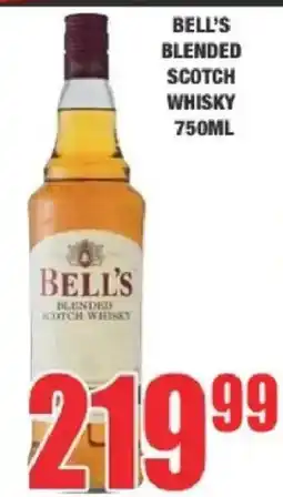 Boxer Bell's Blended Scotch Whisky offer