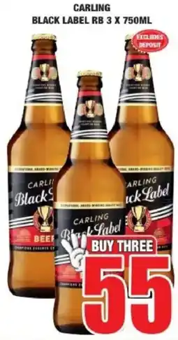 Boxer Carling Black Label offer